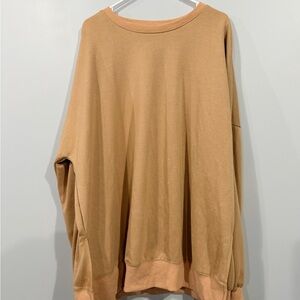 Casual Tan Sweatshirt